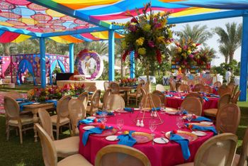 Photo of Colorful table settings