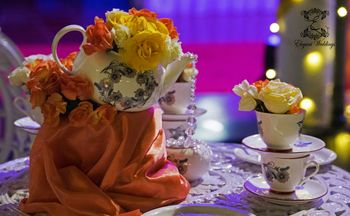 Photo of quirky centerpieces