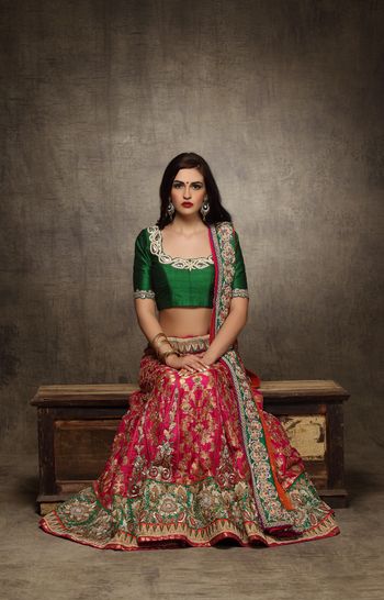 Photo of royal green blouse