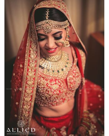 Polki and jade necklace for bridal jewellery 