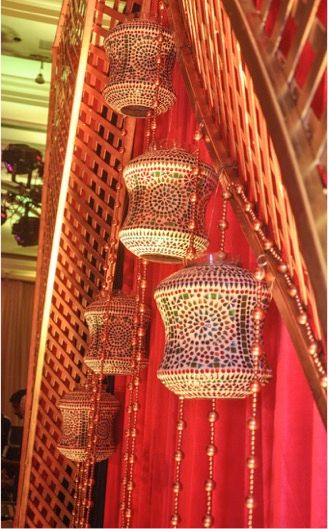 Photo of Arabian theme hanging
