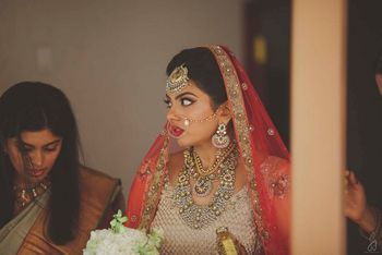 candid bride shot