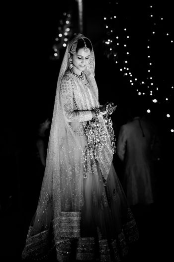 black white floor length