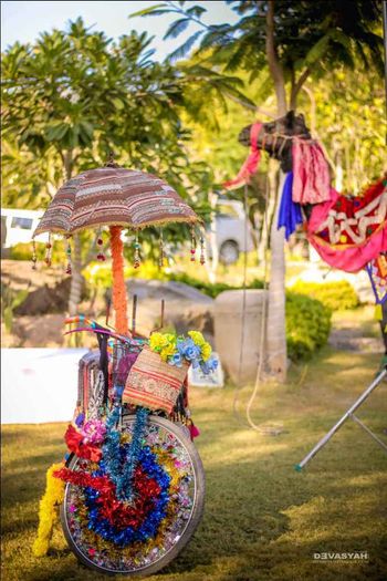 Photo of Quirky Mehendi decor