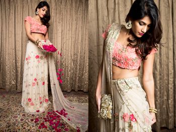 Photo of white and coral