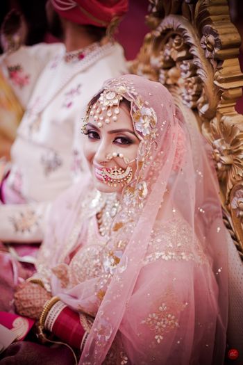 Oversized vintage bridal Nath 