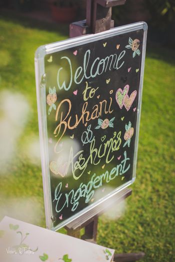 Slate welcome boards
