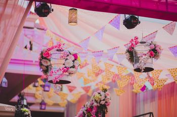 Photo of Floral Birdcages in decor