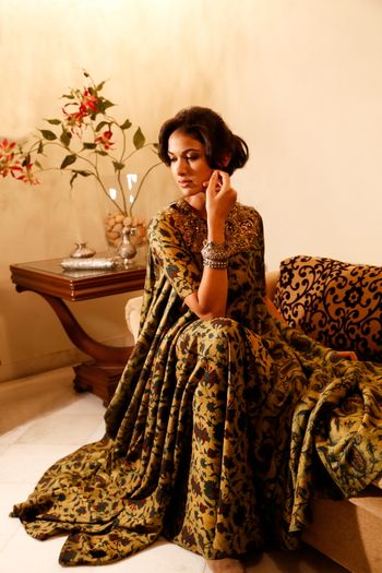 Photo of earthy colours anarkali