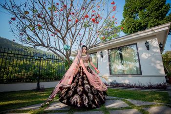 Gorgeous twirling bride shot