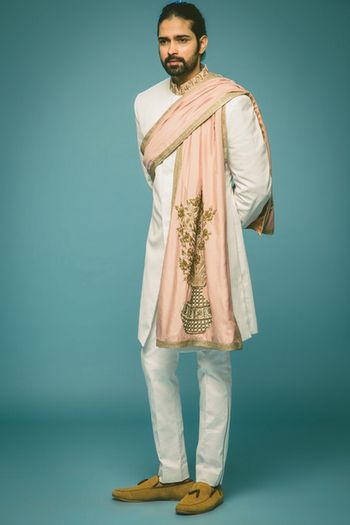 white sherwani