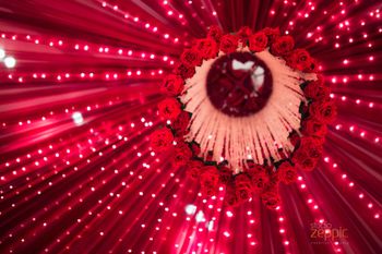 red rose chandelier