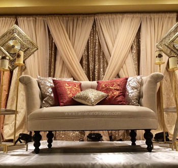 glamorous stage setup