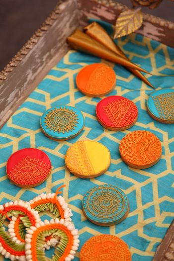 Photo of Mehendi or henna cookies