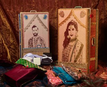 Photo of Bride and groom trousseau box