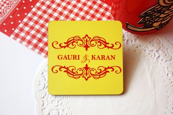Photo of personalised coasters