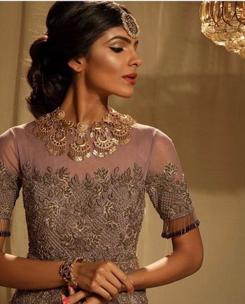 Photo of Sangeet or reception bold jewellery