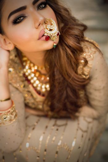 Photo of Unique elaborate nosering for bride