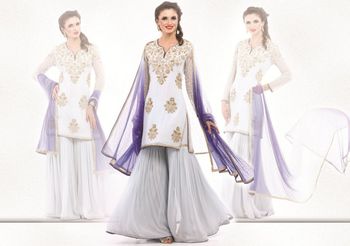 Photo of light purple sharara