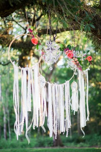 Photo of Backyard decor with tassel dreamcatchers