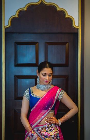 Tammana bhatia colourblocking lehenga at wedding