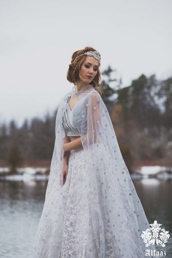 Photo of Ice Grey Lehenga