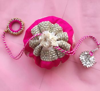Rani Pink and Gota Potli