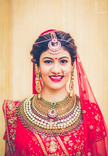 Royal Bridal Jewelry-Gold Royal Choker and Earrings