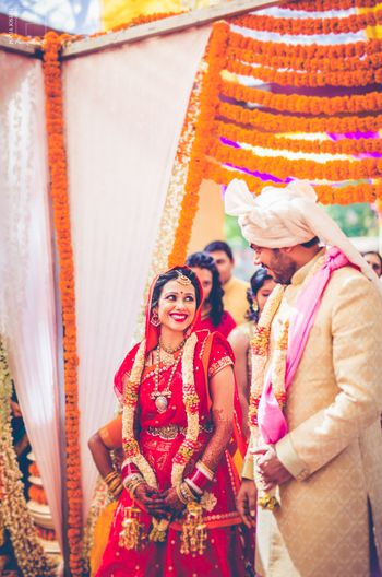 Candid Couple Wedding Shot