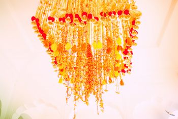Floral and Gota Chandelier