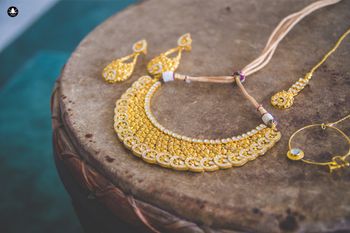 Gold Bridal Coins Necklace