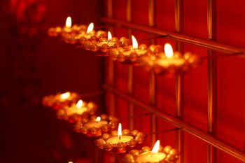 Photo of Diya Stands Dim Light Decor