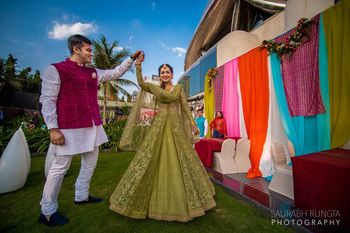 Couple Dancing Candid Shot