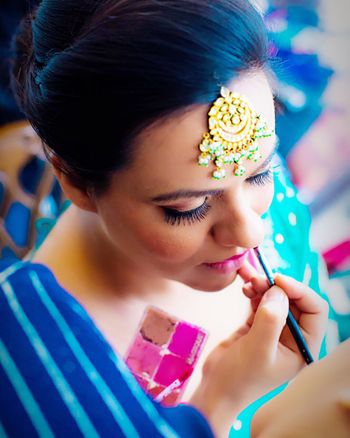 Bride Getting Ready Shot - Makeup