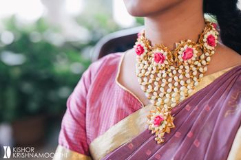 Photo of Mehendi jewellery gota choker necklace