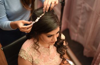 Side Hair Ornament for Engagement