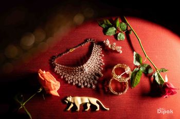 Photo of bridal jewellery photography on sabyasachi box