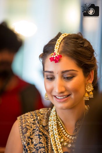 Mogra Flower Jewellery Maangtikka