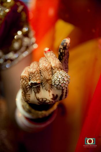 Huge Diamond Cocktail RIng