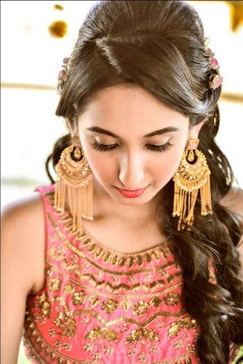 Photo of Chandbalas with Hanging Strings in Gold