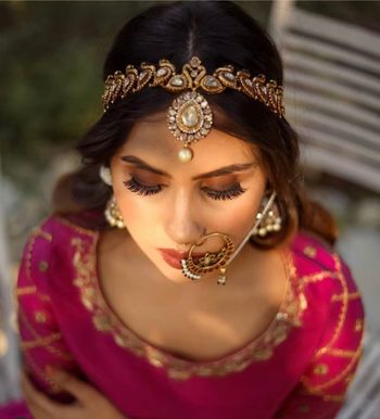 A stylish hair accessory for brides.