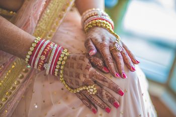 Kundan haathphool and chooda