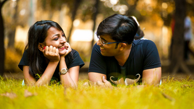 Madhav with Pratibha Prewedding