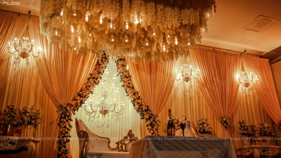Luxe wedding decor at Marina convention & wedding centre