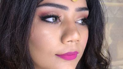 Makeup for Sangeet for Tasneem