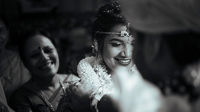 Telugu Bride & Kannada Groom With One culture called Love