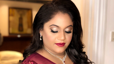 Lakshmi Reception Look