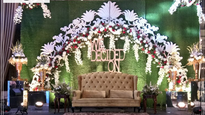Bollywood Themed Cocktail and ring ceremony decor