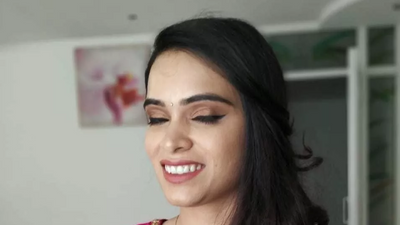 Deeksha's engagement makeup