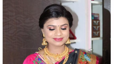 Aishwarya's makeup for her cousin's wedding